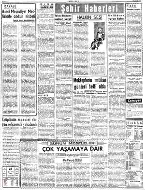  MİLLİYET 28 MAYIS 1952 MAKALE bahset Şrütiyet M deki vaziyet de öyleç her iki disinin tarihinde anasır cadelesiyle cenebi...