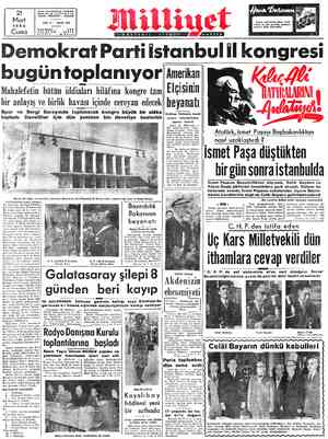  21 Mart 1952 Cuma Posta Kutusu 1 TELEFON FİYATI Adres: Nuruosmaniye Türbedar Sokak No: 18 -İSTANBUL İstanbul Telgraf:...
