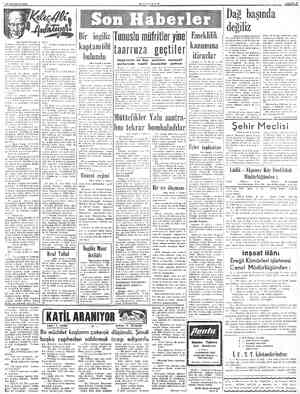  " 28/HAZİRAN/1952 MİLLİYET cidel kendisini Atatürkün gözünden düşürmek için yapılan iftira - lardan ibaret olduğuna inanı-