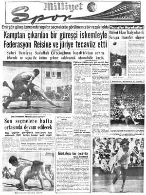  Emirgân güreş kampında yapılan seçmelerde görülmemiş bir rezalet oldu Kamptan çıkarılan bir güreşçi iskemleyle Bülent Eken