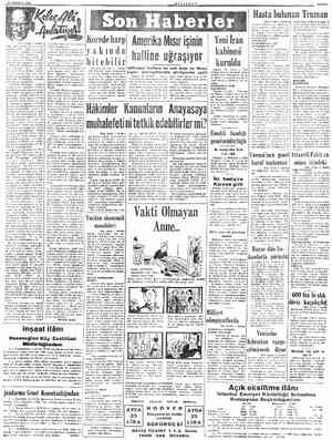 eİLTEMMUZ 1952 MILLILYET 1 incide) diği halde aldığı bütün bu ra- porlara göre yürüttüğü tah- minlerine - rağmen Atatürkü...
