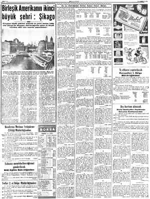  BAYFA 8 MİLLİYET 19 TEMMUZ 1951 Birleşik Amerikanın ikinci büyük şehri: Şikago XN 595 ton Sığır eti kapalı zarfla 4/8/952...