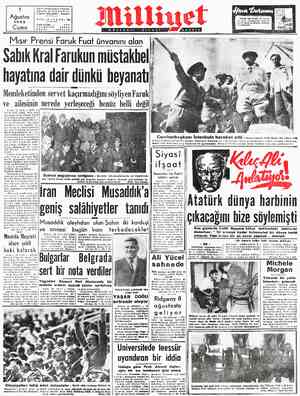Milliyet sayfa 1