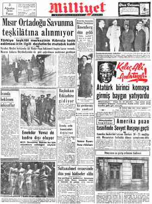 Milliyet sayfa 1