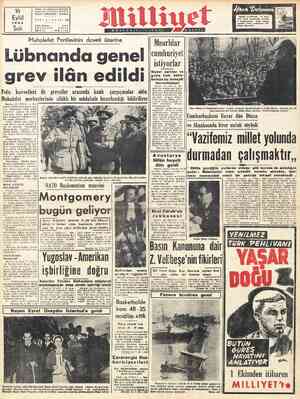  16 Adres: Sokak No, 18 18 ruosmaniye Türbedar TANBUL Telgraf: MİLLİYET - İstanbul 1952 Biz fi Posta Kutusu 492 Salı TELEFON