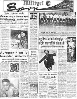  Bugün yapılacak maçlar Galatasarayla Istanbulspor Mithatpaşada karşılaşıyor Sarı - kırmızılıların bu maçta ne netice alacak-