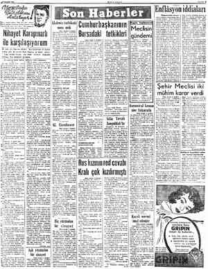  MİLLİYET eELEASIM 1952 lerinde Türk gü halinde zaferler yaratar Sabakada bir kere dahi Fti Birdiği yüzlerce yere gelmiyen...