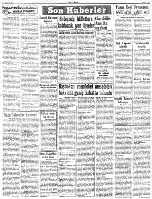  MALLIYET r 21 ARALIK 1952 YAŞAR DOĞU Yotitalırımı ANLATIYOR! KO (Bu yazdarın bütün hakları eMilüyet» adına mahfuzdur1 (Baş