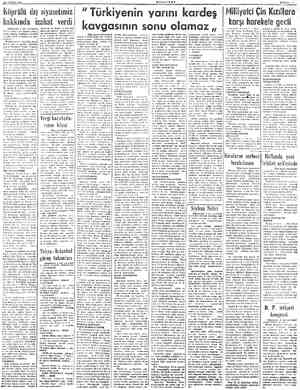  MILLEYET 10 ŞUBAT 1953 Köprülü dış hakkında izahat verdi 1Baştarafı 1 nci sayfadal kadar meşru ise. bunun arka” sında nikaba