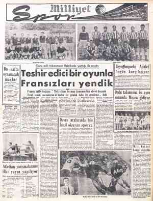  Beyoğluspor takımı KEKKKKKKAKAKKKKKKK KK kkar oynanacak maçlar Mithatpaşa Stadında: 15.30 — Galatasaray - Vefa Şeret...