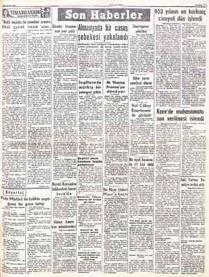  ü li NİSAN 1953 TIMARHAN vazanz Hehmet MILLEYET EDE Fiçe “Haklı imşisin, bu Allah gayret K KÜĞ c Gayet iyi fala bakar,...