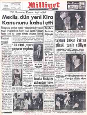 Milliyet sayfa 1