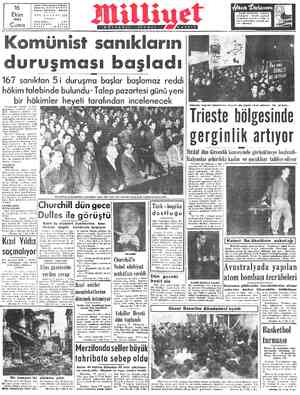  Adres; Nuruosmaniye Türbedaz Sokak No: 18İSTANBUL Telgraf; MİLLİYET - İstanbul Bugün şehrimizde — havanın YIL:4—SAYI; 124...