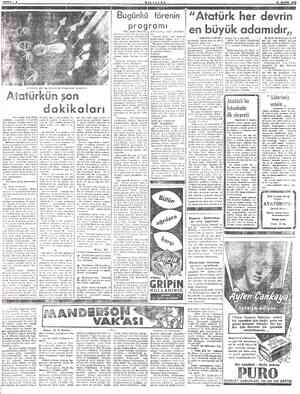  Atatürkün aziz nâşı Doln Atatü IBaş tarafı birino'de) heybetile kuxrerdi. O mileii için sarayın verdiği Tütbeleri, kordonları
