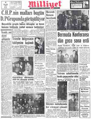  Teli leri Arolık YIL:4—BAYE 1287 1953 FPosta Kutusu 3 492 Salı TELEFON:! 29614 FİATL — : 15 Kuruş Adres: Nuruosmaniye...