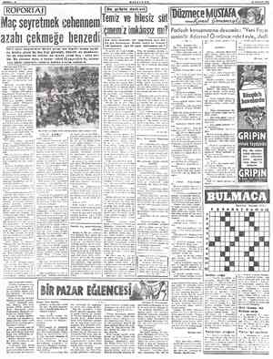  BAYFA 1 € MELLIİYE'T ROPORTAJ Milt maçı seyretm3k üz3ra yirmi Din kiş li letle yirmi üç bin kişi girmişti. Dâvatli va...