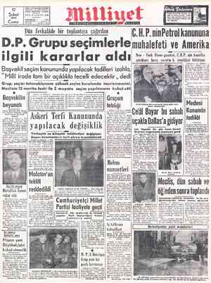 Milliyet sayfa 1