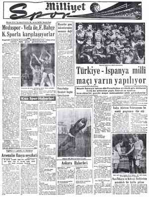  Basketbtol Wg meçlearınca 10. urcu hafta başlarken Modaspor - Vefa ile, F. Bahçe K.Sporla karşılaşıyorlar Bugünkü ıııaçlardı