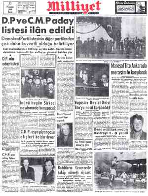 Milliyet sayfa 1