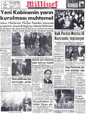 Milliyet sayfa 1