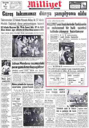 Milliyet sayfa 1