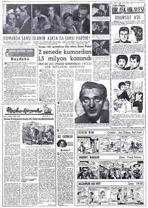  M EKİM 19544 INDNUK GKND DAaND ada NNN aNmANNNNNakmaaNmımmNmN Nn BİR ASK HİKAYESİ UĞURSUZ AŞK 'TEFRİKA No: 7 — Çıkan...