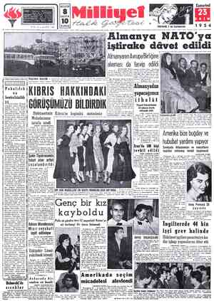Milliyet sayfa 1