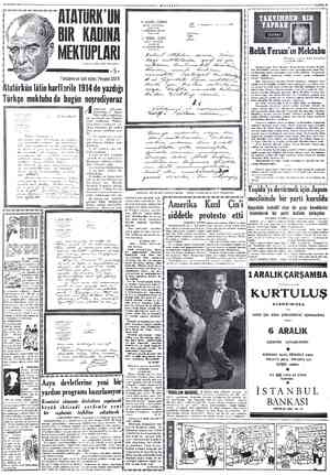  25 KASIMI 1951 EğAn d aeşnaklâr Tn ea aaremeleramaz AALEKA (Bu sütün okuyucuların merak edebilecekleri her şeyden bahse- de: