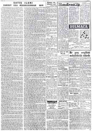  8 OCAK 1955 SATIŞ KADIKÖY iİCRA MEMURLUĞUNDAN Marla Pin Von Franckenstein' ait yüz on bin Jiraya birinci ve yine y . cem'an