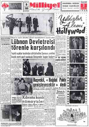 Milliyet sayfa 1