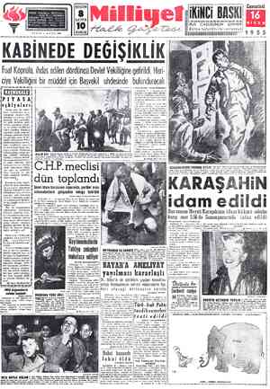 Milliyet sayfa 1