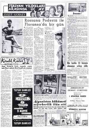  & MAYIS 19 AKDENİZ GÜZELİ Güneşten daha sıcak! olur. Çünkü turist n cemneti görmek der hem ilkbaharda, harda, Floransa'yı gör