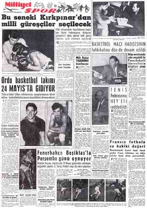  BT Te ASN Eametünemcün — Bu seneki Kırkpınar'dan milli gureşçıler seçilecek 1956 olimpiyatları hazırlıklarına başla- yan...
