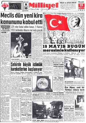  AA ÜĞ ADRES: Cağaleğly. Hııllıluıııı " sokak No. 1-1STANBUL İĞ TELGRAF: MILLIYET, Istanbul d POSTA KUTUSU: 492, Istanbul...
