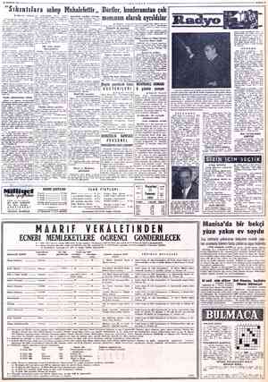  25 TEMMUZ 1955 “Sıkıntılara sehep Muhalefetlir,, b Baştarafı - birincide “*Görüyorum ki, hepiniz neşe içinde- siniz. Günün