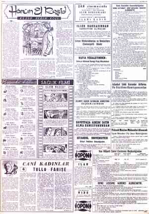  MİLLİYET 3 AĞUSTOS 1955 Ki — 106 — Bir ay içinde çocuklar hâ- Bağdad'da doksan altısı kek olmak üzere kiz kişi toplanır. Bu
