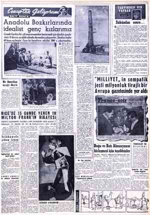  Anadolu Bozkırlarında idealist genç kızlarımız Cenubi Garbiyi bir çöl manzarasından kurtarmak için idealist gençle- rimiz 45