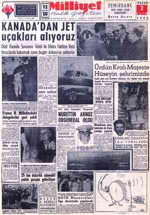 Milliyet sayfa 1