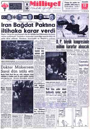  ADRES: Cağaloğlu, Mollafenari TELGRAF: MİLLİYET, İstanbul POSTA KUTUSU: 492, İstanbul TELEFON: sokak No. 1-İSTANBUL 24219...