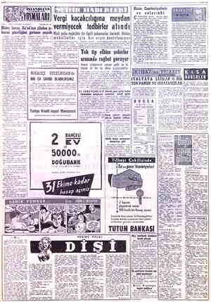  29 EKİM 1955 *“MİLLİYET Bizim Cumhuriyetimiz ve onlarınki UMHURİYET inkılâbı, — dünyanın hi memleketinde, Türkiye'deki kadar