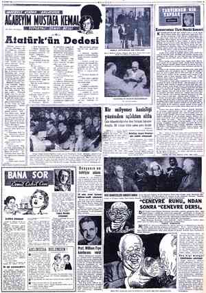  22 KASIM 1955 * Atatürk' Makbüle hanımın bu anlattı; ralar, bir tek mülâkatın mahsulü değildir... - Bu satırların muharriri,