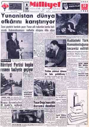 TEL sokak No. 492, İstanbul EFON : 27 42 10 | Santral ) İSTANBUL | | TELGRAF: MİLLİYET, İstanbul | POSTA KUTUSU : BUGÜN SAYFA