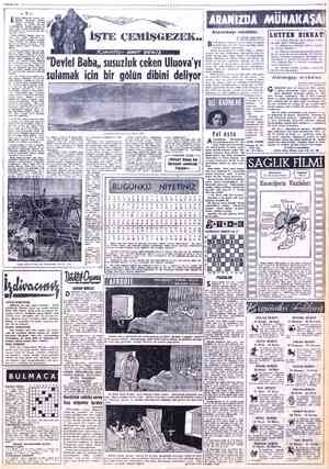  YOCAK 1956 * çevrelediği 25 - 30 bin hektarlık bir Arazi vardır. İnsanlar kendilerini bil- diklerinden beri buraya su adı ver