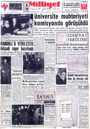 Milliyet sayfa 1