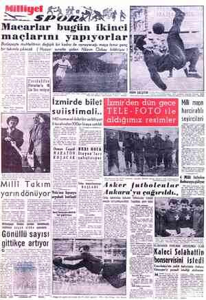  Macarlar bugün ikinci maçlarını yapıyorlar Budapeşte muhtelitinin değişik bir kadro ile oynayacağı maça İzmir genç bir...