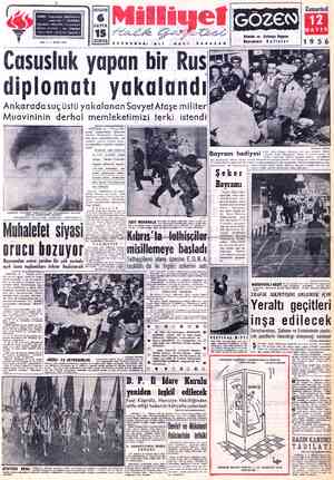 Milliyet sayfa 1