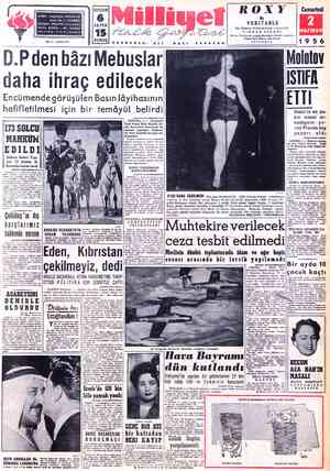 Milliyet sayfa 1
