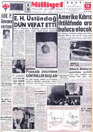 Milliyet sayfa 1