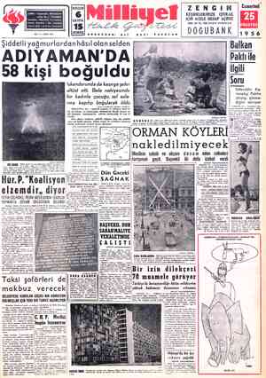Milliyet sayfa 1