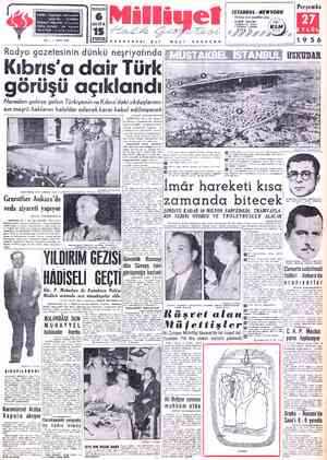 Milliyet sayfa 1